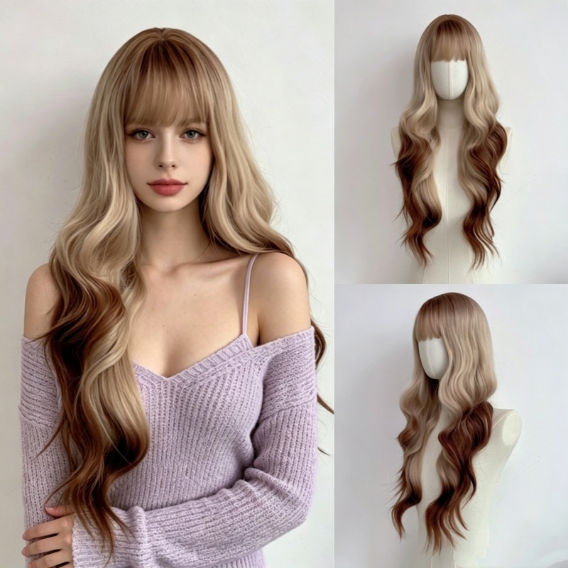 Wig Fiber Net - Cross-border European American best-selling long curly