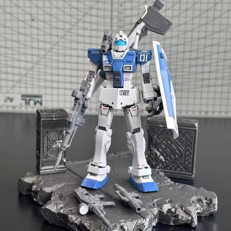 Bandai Gundam Rg - HG GTO GM White Dog Team