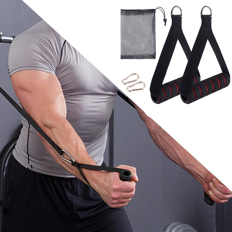 D Ring Strap - 【F】Heavy Duty Cable Machine Handle With
