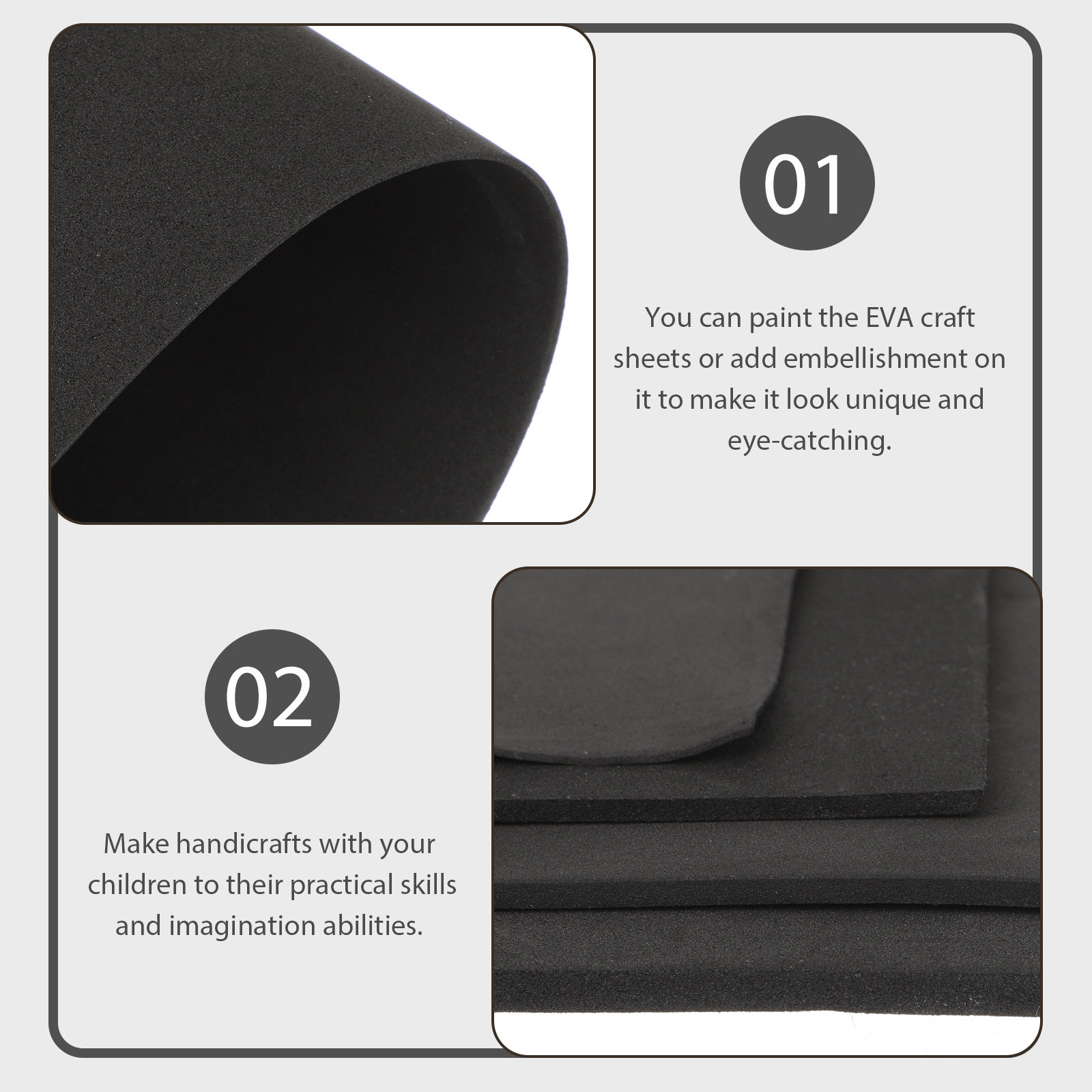 Cosplay Props Eva Foam - 4Pcs Eva Foam Board Sheets DIY