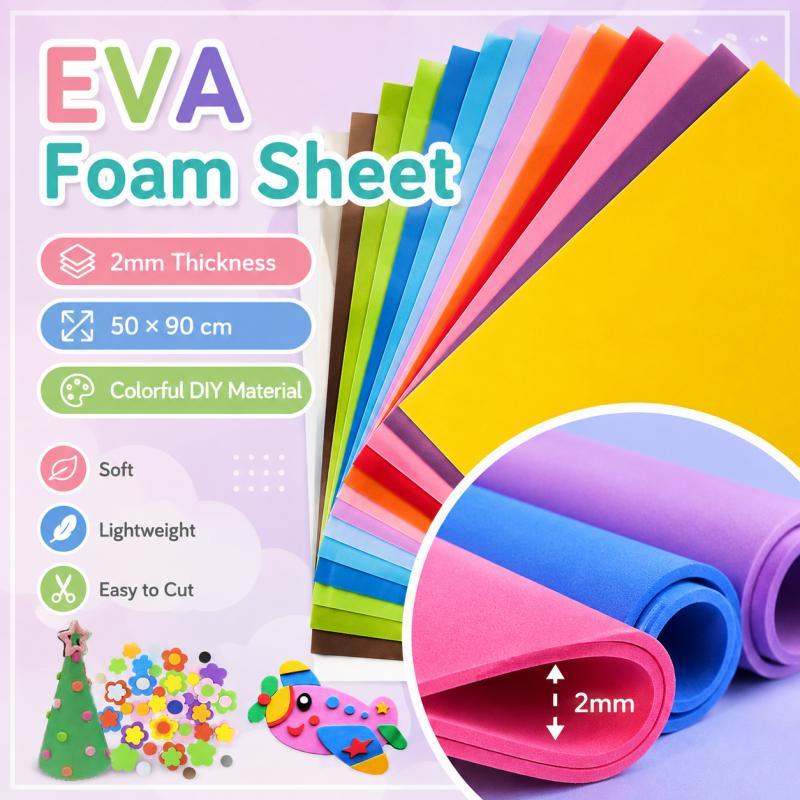 2mm EVA Foam Sheets, Colorful  - Cosplay Props Eva Foam 评论和价格