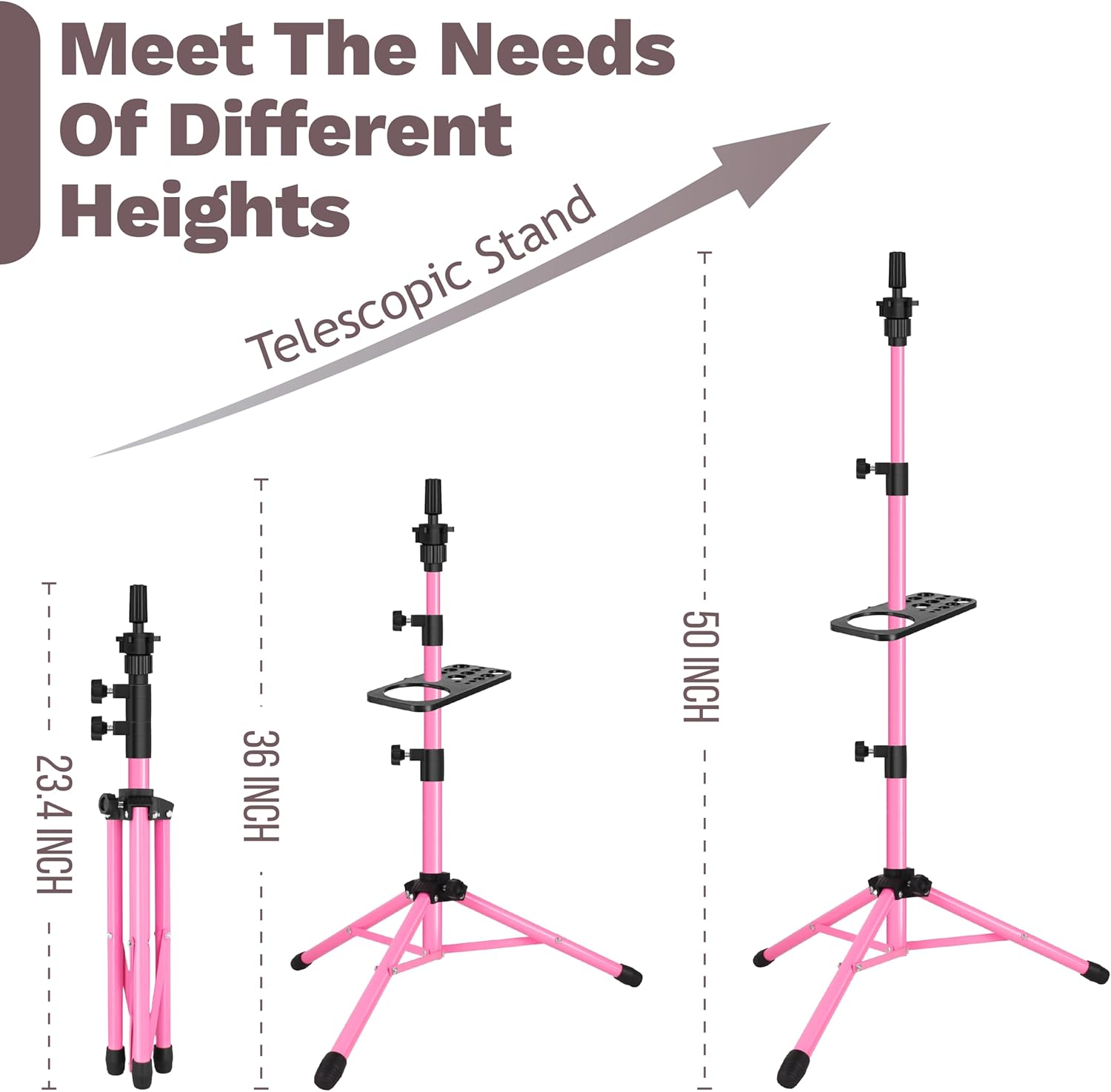 Wig Tripod Stand with Tray 125 - Aerith Cosplay Prop 评论和价格