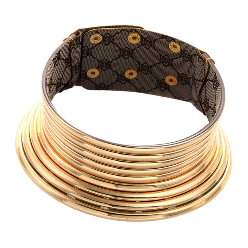 Metal Wide Choker Necklace Got - Magnetic Clasp Cosplay 评论和价格