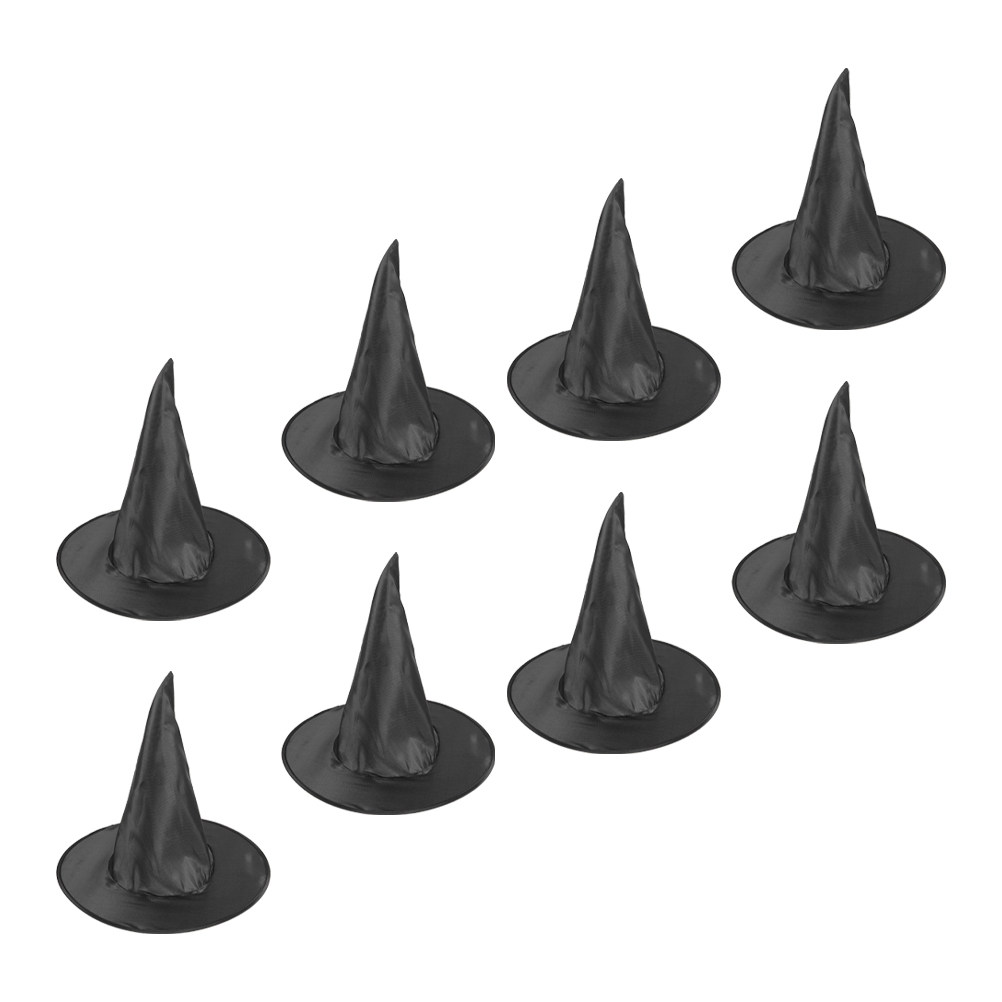 8Pcs Halloween Witch Hat Wide  - Easy Cosplay Prop 评论和价格