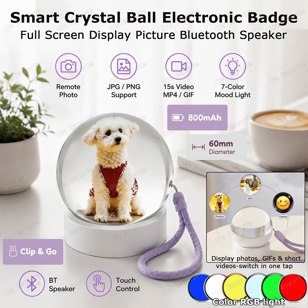 3D Video Player Crystal Ball S - Magnetic Clasp Cosplay 评论和价格