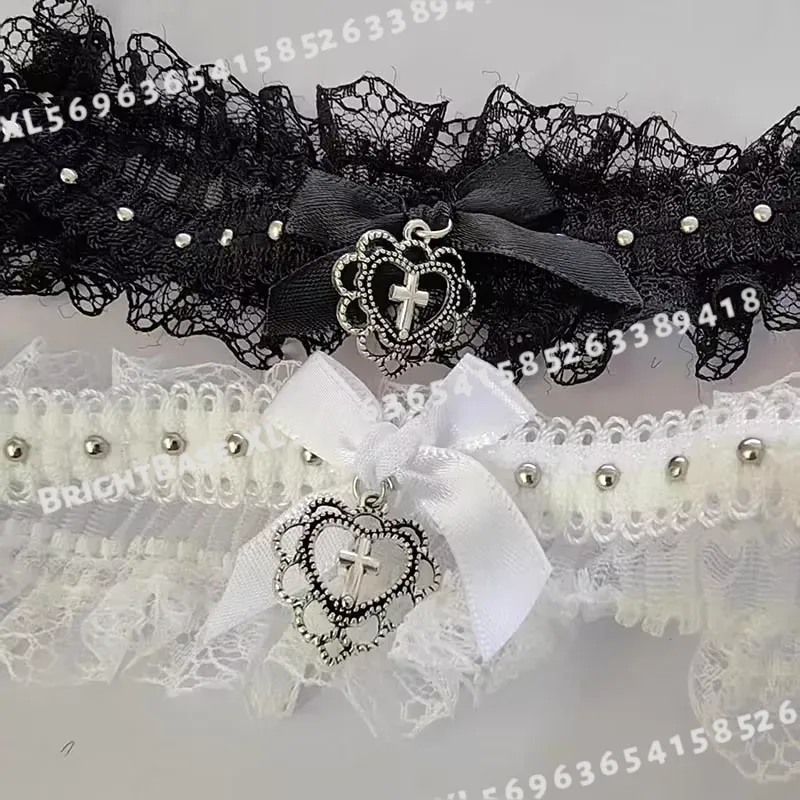 Gothic Black Lace Choker with  - Magnetic Clasp Cosplay 评论和价格