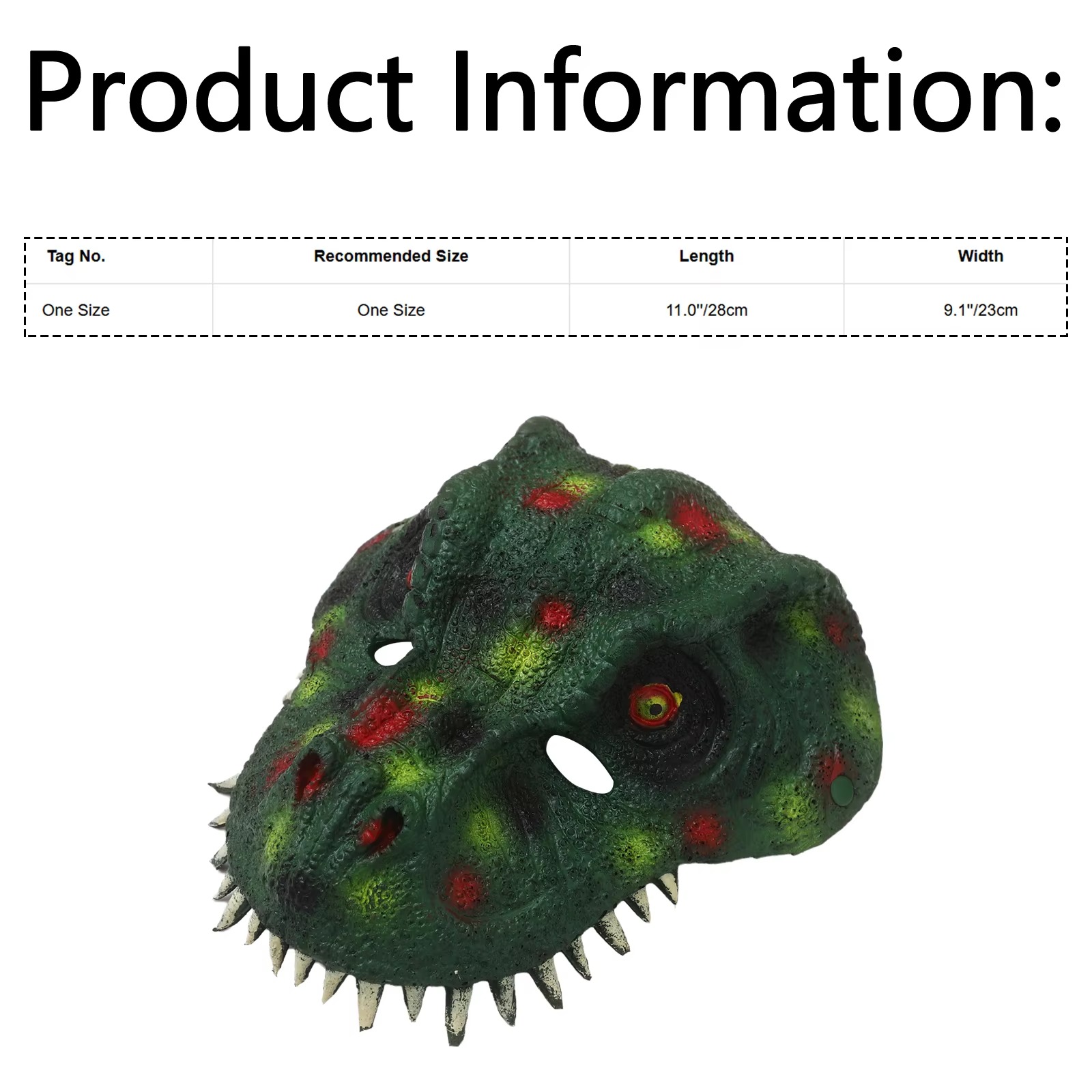 Adult Halloween Dinosaur Mask  - Cosplay Props Eva Foam 评论和价格