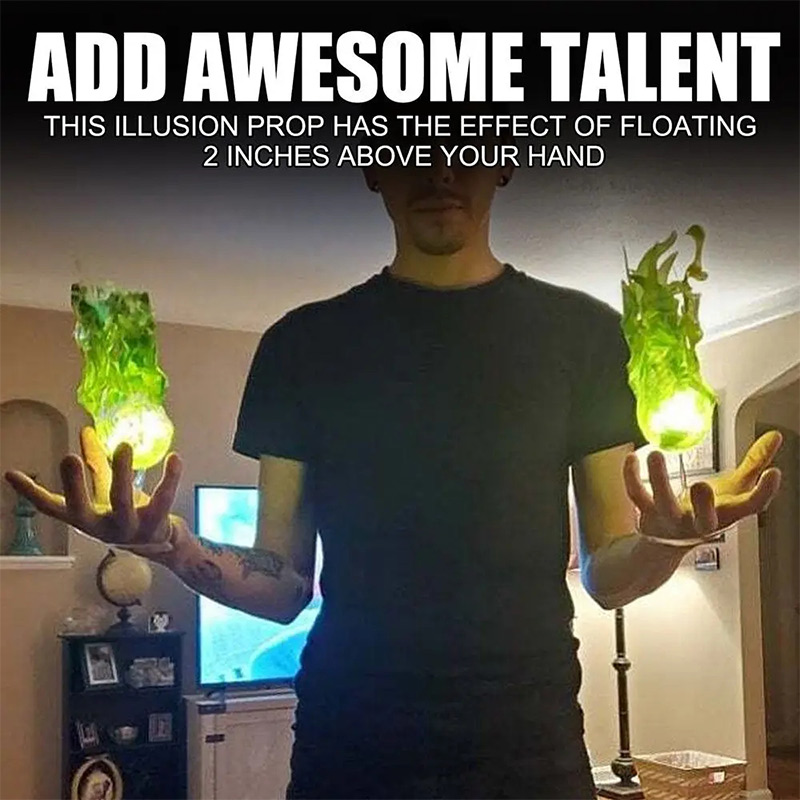 Halloween Floating Fireball Pr - Cosplay Fireball Prop 评论和价格