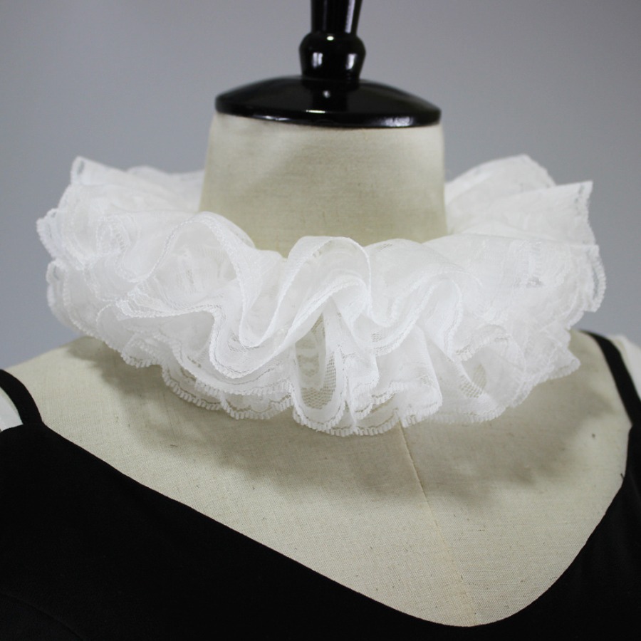 New Women Vintage Layered Ruff - Detachable Cosplay Prop 评论和价格