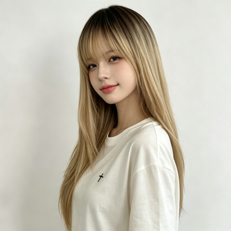 Long straight wig for women, r - Wig Fiber Net 评论和价格