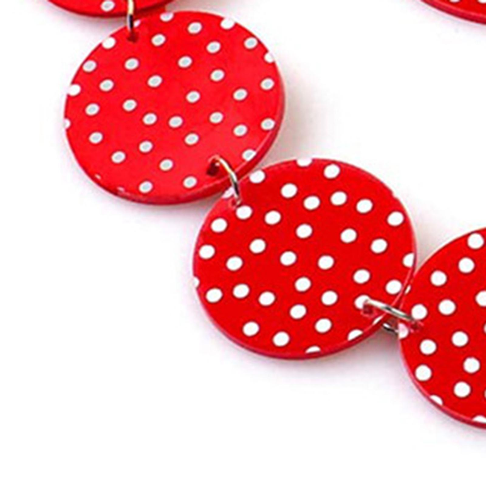 50'S Design Earrings and Neckl - Magnetic Clasp Cosplay 评论和价格