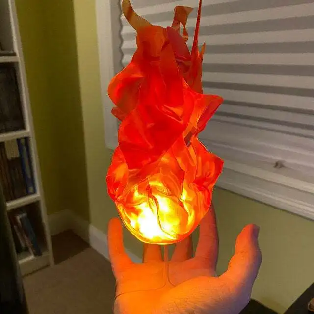 New LED Floating Flame Ball Ha - Cosplay Fireball Prop 评论和价格