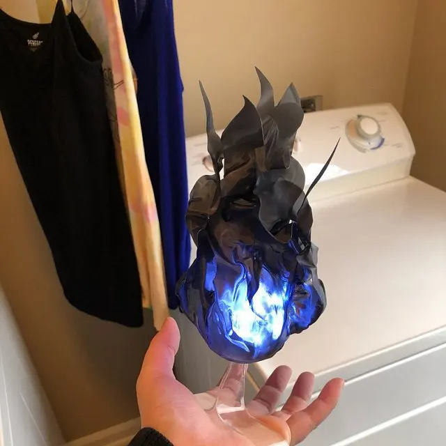 New LED Floating Flame Ball Ha - Cosplay Fireball Prop 评论和价格
