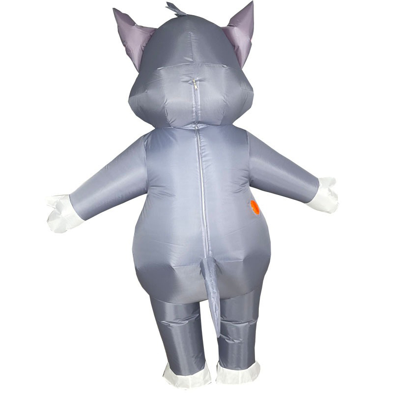 Grey Cat Inflatable Suit Full  - Cosplay Prop Business 评论和价格