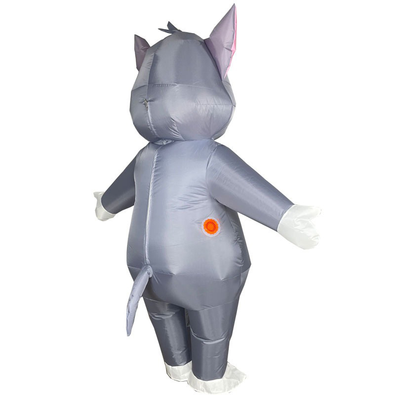 Grey Cat Inflatable Suit Full  - Cosplay Prop Business 评论和价格