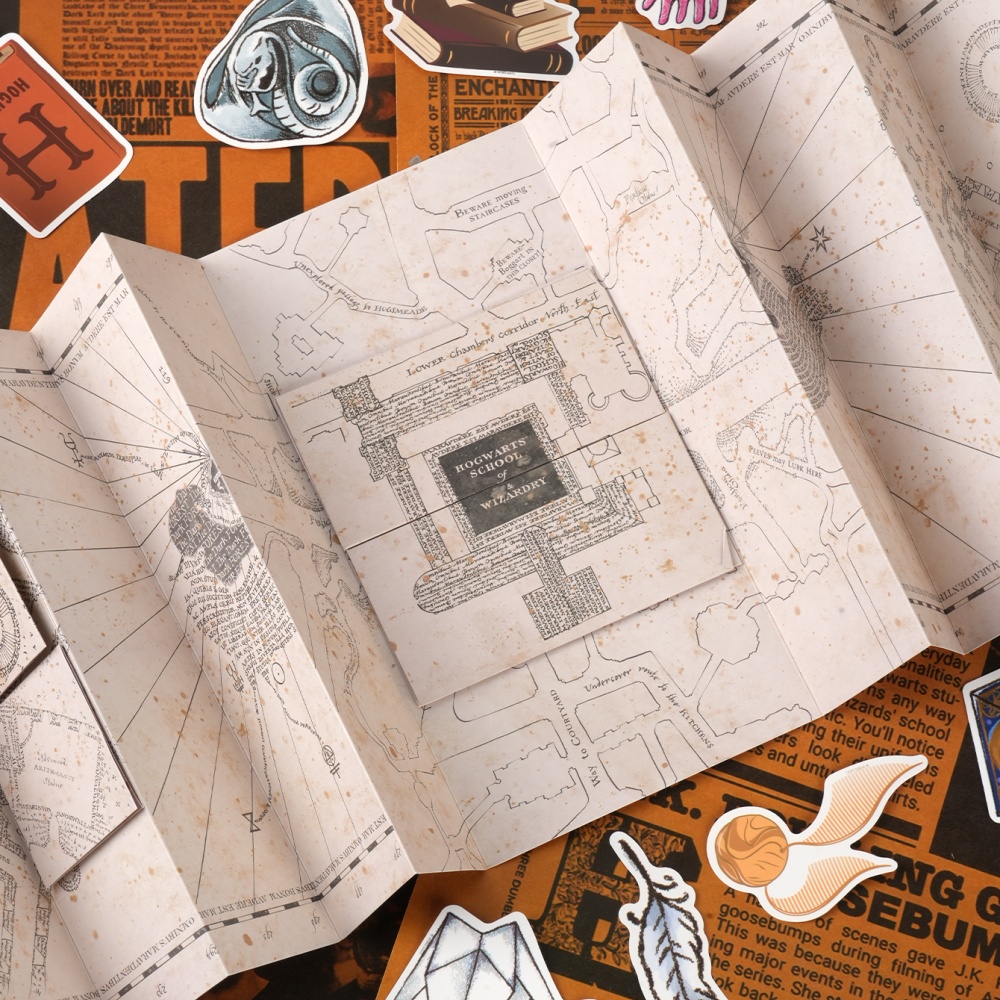 1PC Map Of The Marauder's Scho - Prop De Cosplay 评论和价格